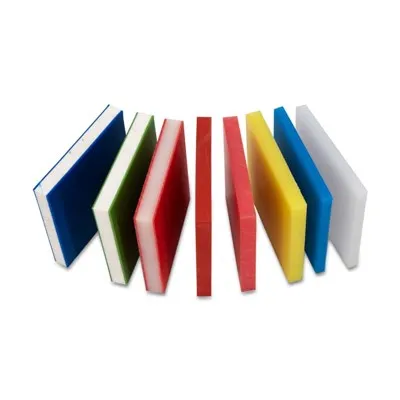 Dwa kolorowe arkusz HDPE plastikowy